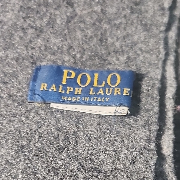 Polo by Ralph Lauren Gray Scarf - Picture 2 of 8